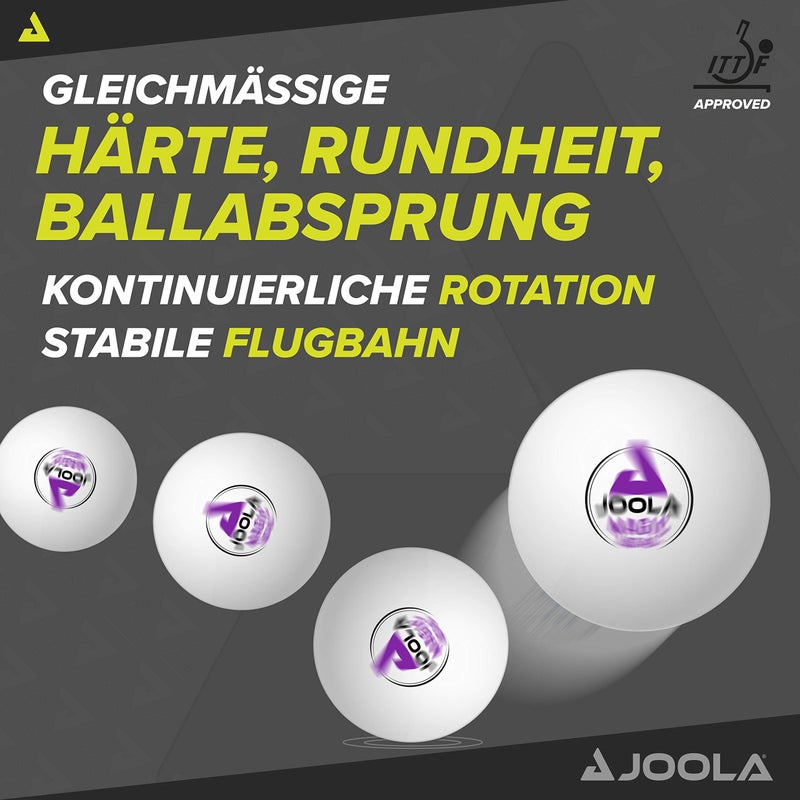 JOOLA Magic ABS 2-Star Training Table Tennis Balls, White (44216) - Image 4